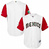Men's Mexico Baseball Majestic White 2017 World Baseball Classic Stitched Jersey,baseball caps,new era cap wholesale,wholesale hats
